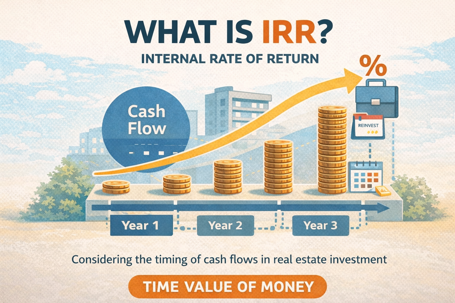 「IRR（内部収益率）を理解すると、不動産投資の“本当の利回り”が見えてくる」